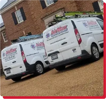 AirMax Heating and Cooling service van in Reynoldsburg, OH